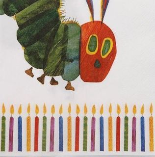   The Very Hungry Caterpillar Themed Childrens Party Large Paper Napkins