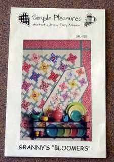   Bloomers 30s Vintage style Quilting Pattern by Simple Pleasures