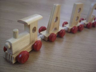 Wooden Alphabet/Lette​r Name Train Personalised Name