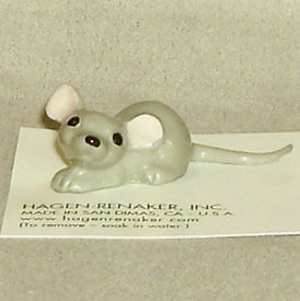 Papa Mouse   #356  Hagen Renaker Ceramic Miniature Animal Figurine
