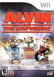 nintendo wii game alvin and the chipmunks case instructions included