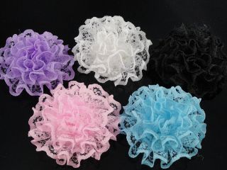 20PC Big 62mm the lace small volume spend Flower Craft/Appliques Free 