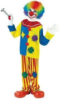 big top child clown medium 8 10 costume halloween accessory top pants 