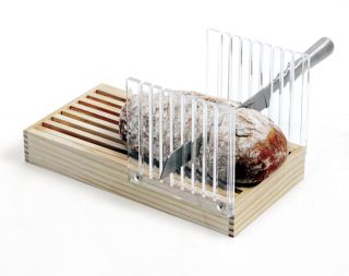 bread slicer with crumb catcher acrylic norpro new time left