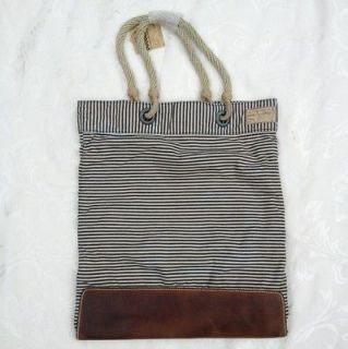 ralph lauren rrl canvas and leather vintage mail tote bag