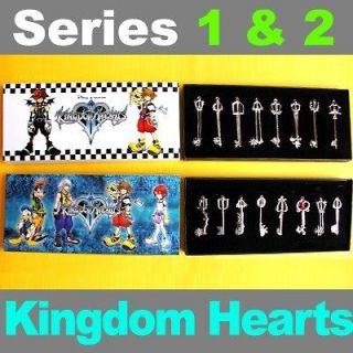   Hearts Series 1 & 2 Necklace Pendant KEYBLADE Cosplay Xmas Gift M10