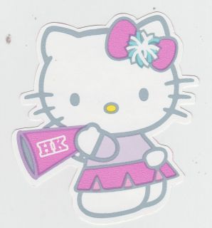   HELLO KITTY PEP RALLY WALL BORDER PEEL & STICK CHARACTER CUT OUT