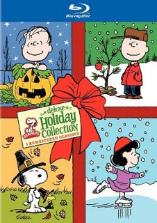 Peanuts Deluxe Holiday Collection Blu ray Disc, 2010, 3 Disc Set 