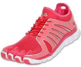Fila Womens RASPBERRY/WHITE/MONUMENT SKELE TOES Voltage Shoes 7,7.5,8 