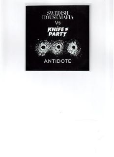   HOUSE MAFIA Vs KNIFE PARTY ANTIDOTE RARE AMERICAN 5 REMIX CD PROMO