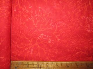 BY THE YD100% COTTON QUILT BATIK FABRIC #9469 CANDY APPLE
