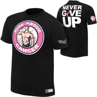 WWE JOHN CENA RISE ABOVE CANCER T SHIRT YOUTH OFFICIAL AUTHENTIC NEW