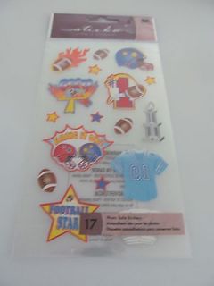 sticko football gear stickers new  0 99