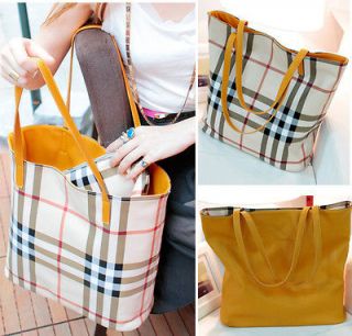 MNew designer Reversible Yellow Strap Pu Handbag Shoulder bag With 