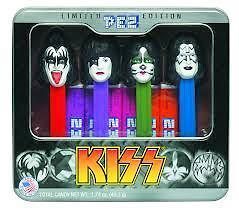 PEZ DISPENSERS KISS limited edition tin box 2012 live nation SEALED 