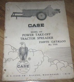 OLIVER PARTS BOOK No. 471 & 480 PTO SPREADERS