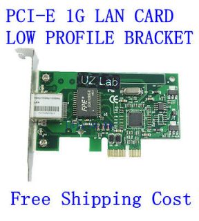 pci e pcie gigabit ethernet lan network card low profile