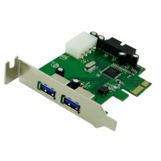 USB 3.0 PCI E card & 2 PORT and 20pin Female w/ Low Profile Half 