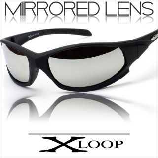 Loop Sunglasses Sports Sunnies Shades Mirrored Revo Lens Lightweight 
