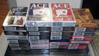   OF YOUR CHOICE PLAYING CARDS / COLLECTORS CARDS / 26 DIFFERENT CHOICES