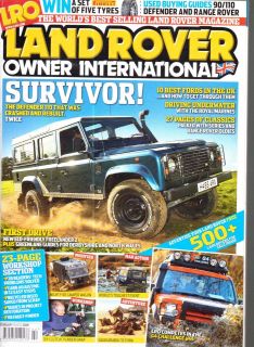 Land Rover Owner Magazine 2/09 Defender 110, G4 Challenge, 101 Camper 
