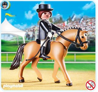 Playmobil German Sport Horse with Dressage Rider & Stable 5111