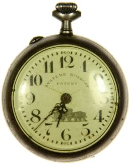 antique systeme roskopf pocket watch  92 75