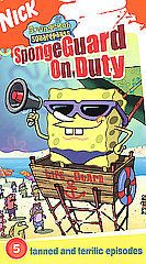 spongebob squarepants spongeguard on duty vhs 2004 