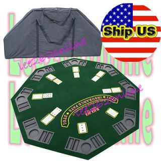 fold green table top blackjack texas holdem poker 48