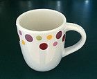pampered chef polka dot simple additions mug coffe cup buy