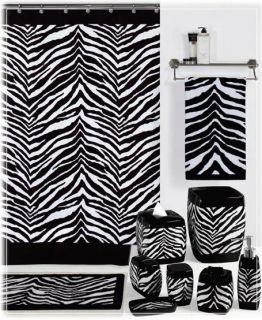 creative bath zebra shower curtain  20 99