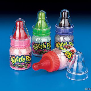   BOTTLE POPS Assorted Flavors Topps Candy Suckers Pop Lollipop 7ct NEW