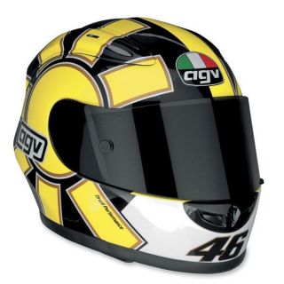 new agv xr2 valentino rossi replica gothic yellow xs helmet
