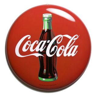 newly listed coca cola button 16 inch round time left