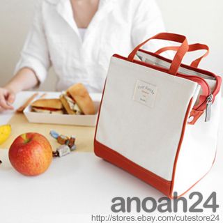Cooler Baginvite.L Korean cute & vintage Picnic Tote Bag, Lunch Box 