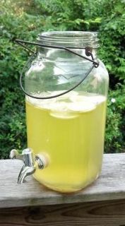 NEW MASON JAR DRINK DISPENSER GLASS BEVERAGE Vintage Style 1 Gallon 