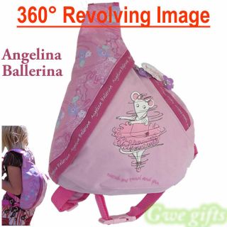 Angelina Ballerina Pink Girls Bag Dance Ballet Lunch School Gym Swim 