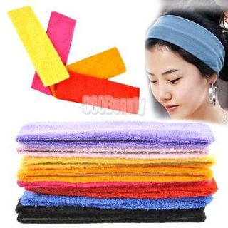 2012 Candy Color Sport Yoga Hair Ribbon Wide Korean Headband Hair Hoop 