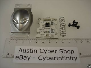 alienware aurora power button with silver alien head expedited 