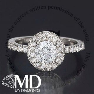 Newly listed DIAMOND ENGAGEMENT RING 3 CT ROUND CUT D/VS 14K WHITE 