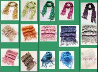 Flower Print Silk Green Head scarf Scarves Shawl Scarf Wrap Kerchief 
