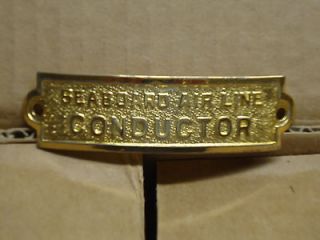 sal seaboard air line conductor hat badge rare time left