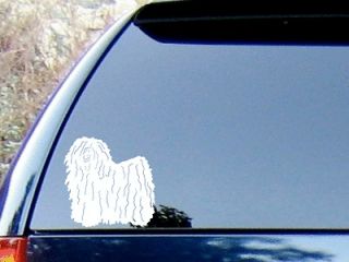 Hungarian Puli Vinyl Decal Sticker / Color Choice   HIGH QUALITY