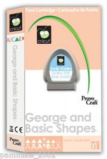   AND BASIC SHAPES SCRAPBOOK FONT CARTRIDGE *BRAND NEW* PROVO CRAFT