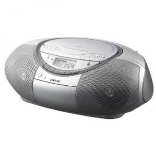 sony cfd s350 cd cassette portable boombox silver time left