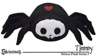 skelanimals deluxe timmy the spider plush new and sill in