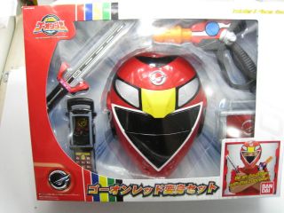 Power Ranger Engine Sentai Go Onger RPM Go on Red Henshin Gear Cosplay 