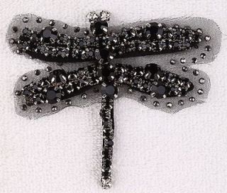 rhinestones dragonfly handmade brooch 8x8cm j0618 1 from china time