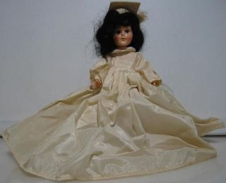 1940’s~7 ½” Hard Plastic Marcie Doll~Graduatio​n Dress