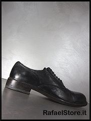 MOMA Mens Business Shoes Leather Black Vintage Cusna Black New 